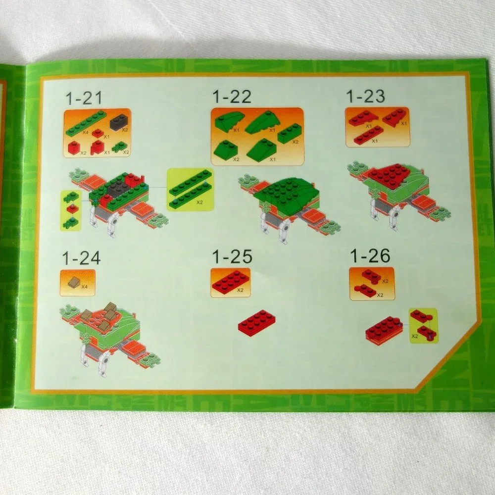 Animal Planet 3 in‎ 1 Tropical Creatures Building Blocks Set 217 Pieces NIP